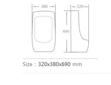 Load image into Gallery viewer, Urinals - ceramic shallow open bowl - KX214
