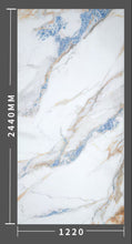 Load image into Gallery viewer, PVC UV Marble Stone Board - Bruno Blue
