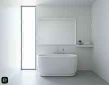Load image into Gallery viewer, Acrylic small apartment bathtub - 1300mm
