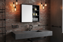 Load image into Gallery viewer, The European Bathroom Mirror Cabinet 100% WaterProof - Black
