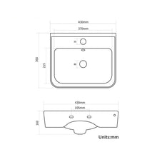 Load image into Gallery viewer, Ceramic Hand Basin 9339

