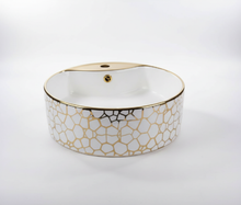 Load image into Gallery viewer, Counter Top Ceramic Basin 226 - Golden
