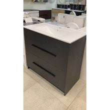 Load image into Gallery viewer, Vanity - Etham Series 900mm - Black/Brown/White
