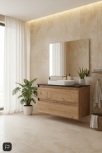 Load image into Gallery viewer, Vanity - Heron Series Plywood in Wooden Color With Stone Top - 100% Water Proof
