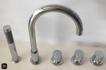 Load image into Gallery viewer, Bathtub mixer tap / countertop mixer Round 25002
