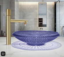 Load image into Gallery viewer, Bathroom Vessel Sink Vanity Glass Vessel Bowl
