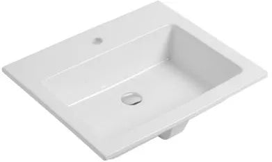 Ceramic Square Basin 60 x 52cm (white)