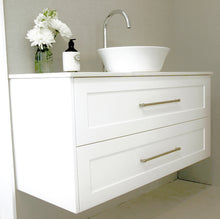 Load image into Gallery viewer, White Shaker Style Vanity with Stone Top 900/1200mm
