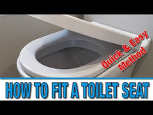 Load and play video in Gallery viewer, Euro soft close slim toilet seat cover - S3904
