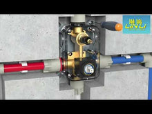 Load and play video in Gallery viewer, Shower Mixer Combination Square L005D -Set
