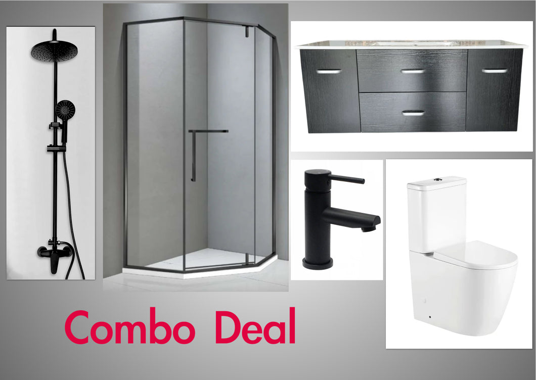 Bathroom Combo With 1200mm Wall Hung Vanity