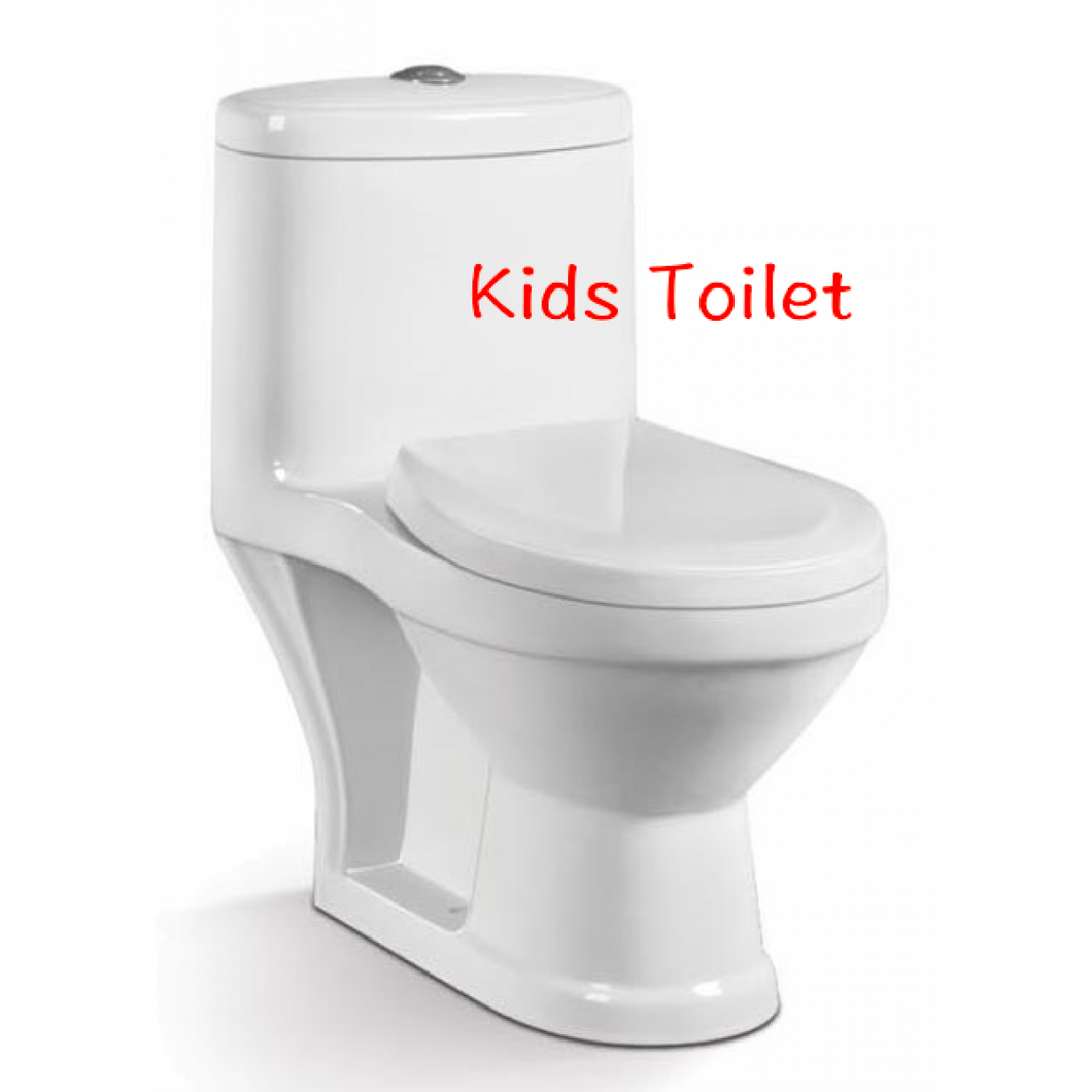 Children sanitary ware small size washdown one piece kid toilet - 8061 P Pan