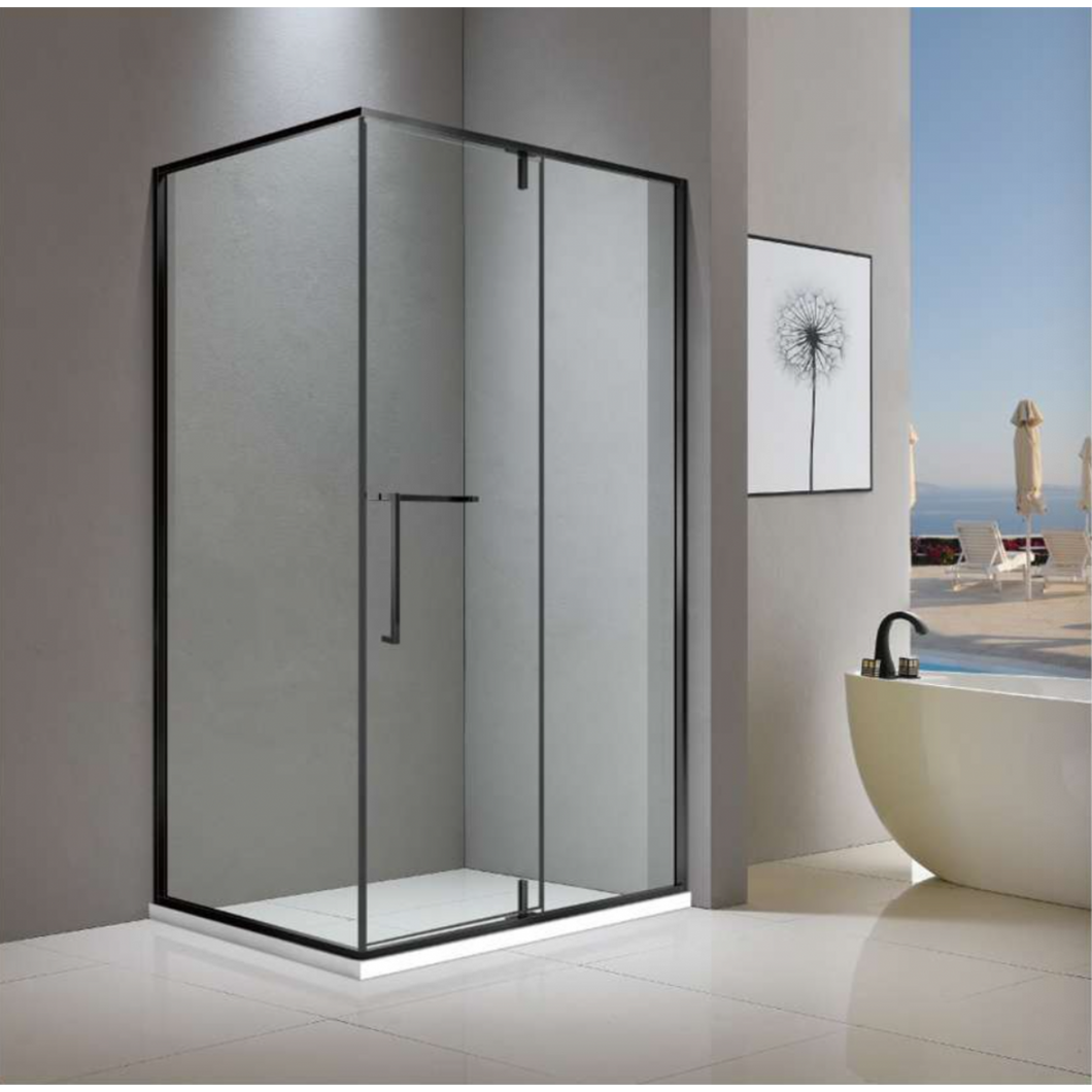 Shower Box - Cape Series 2 Sides Set - Matt Black CP
