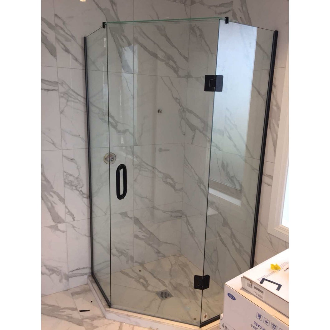 Shower Glass - Cave Series (1000x1000x1950mm) - HD1000-Black