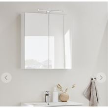 Load image into Gallery viewer, Bathroom Mirror Cabinet 600/700/900x140x700 mm - White
