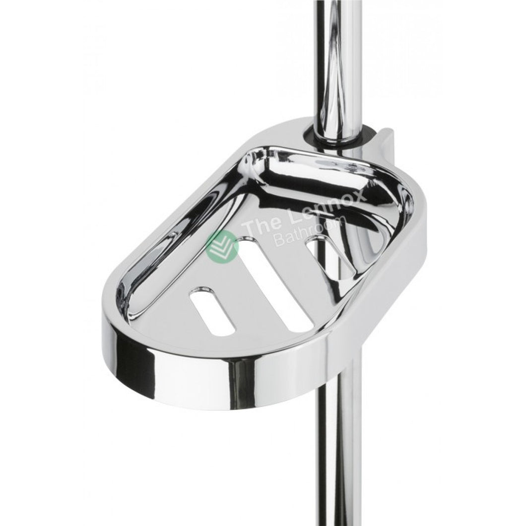 Soap dish in Chrome