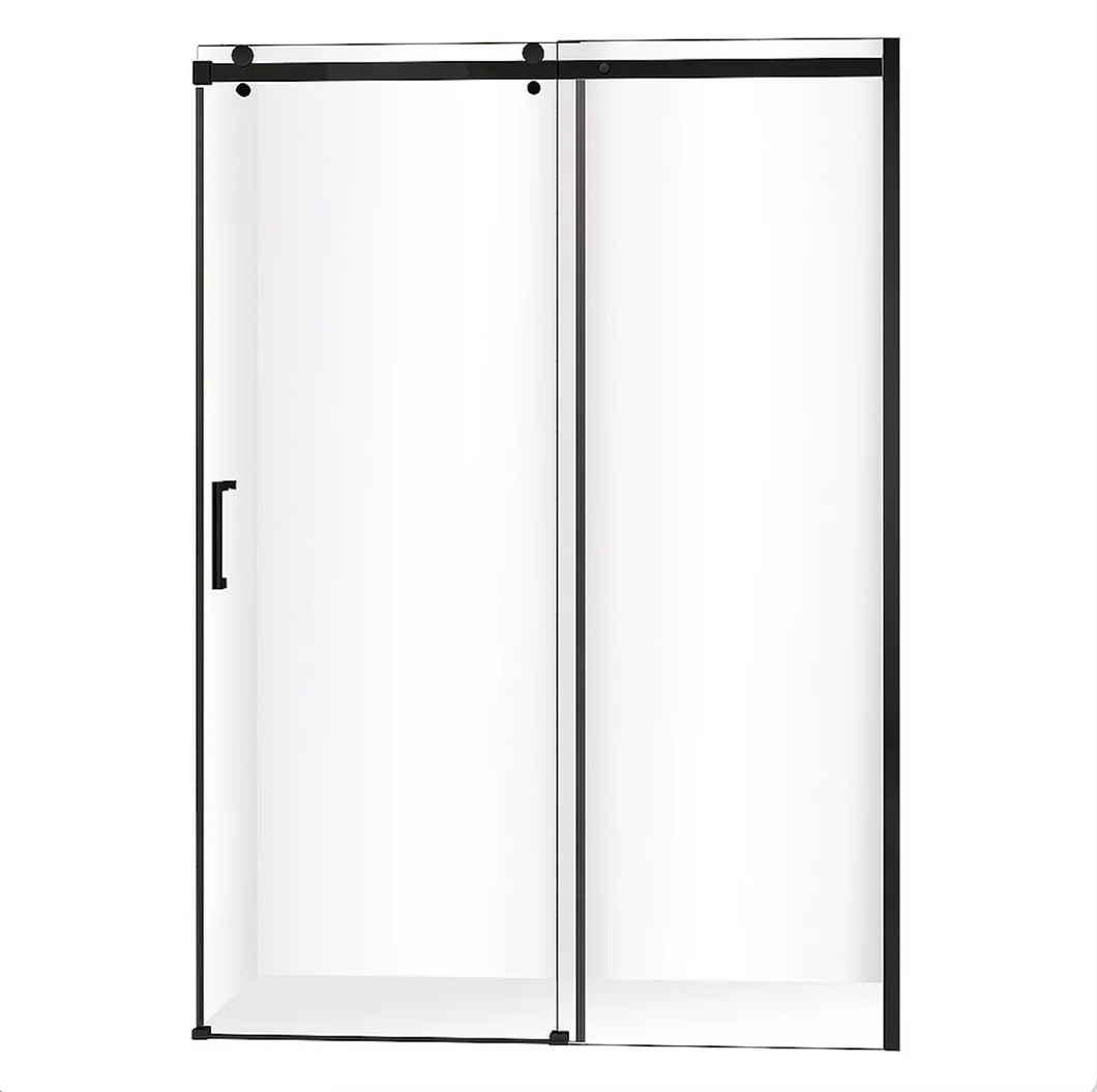 Shower Glass - Rock Series Sliding Door RCM Black Frame