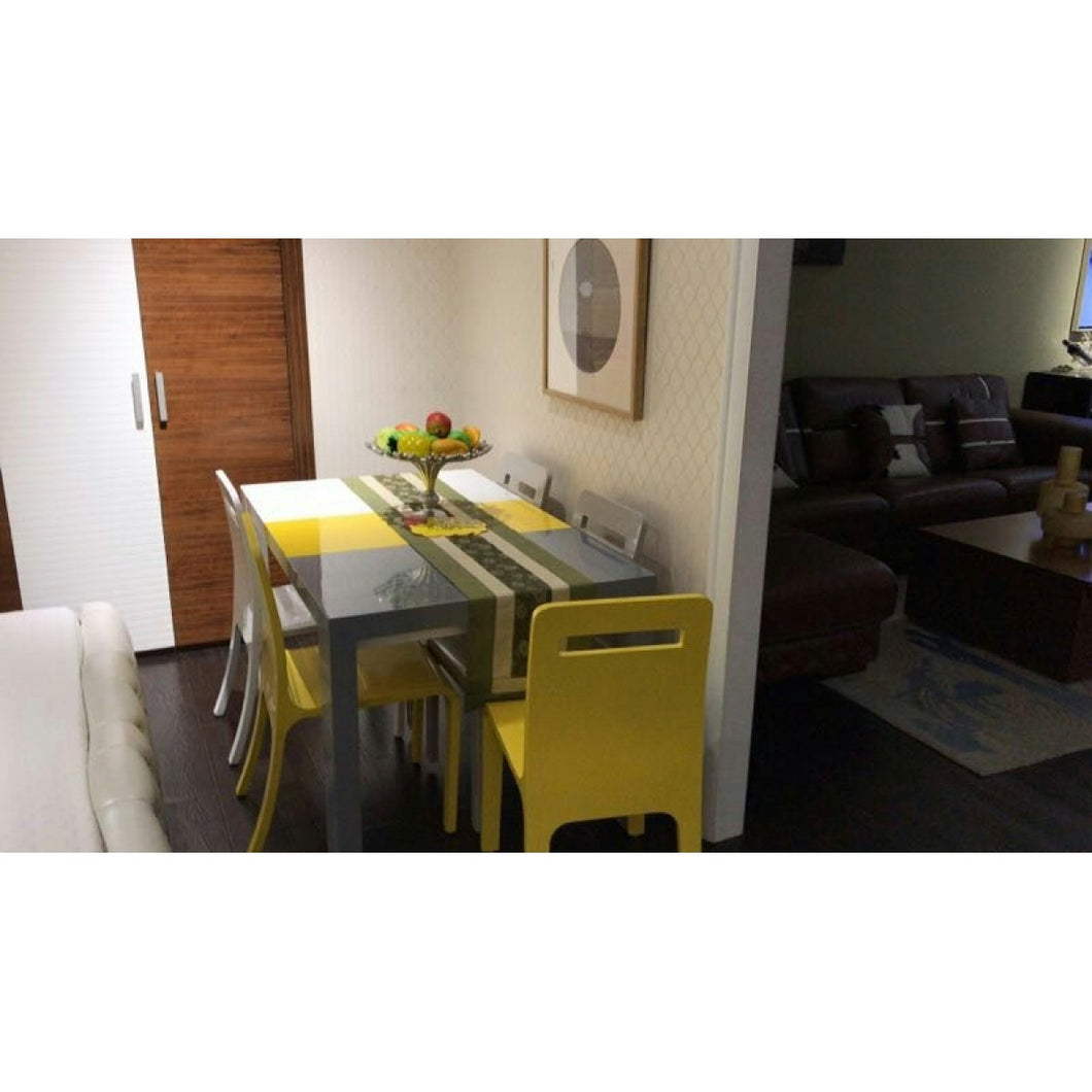 Three Mixed Color Dinning Table 1400*800*750mm