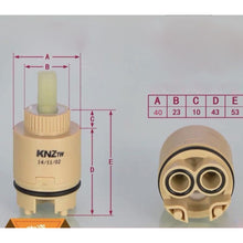 Load image into Gallery viewer, Ceramic Spool Cartridge Faucet Cartridge Mixer Khaki 40mm

