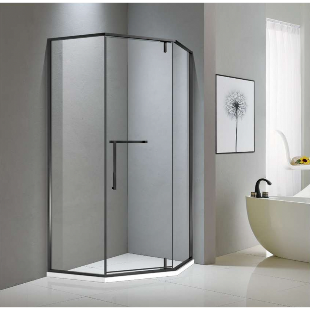 Shower Box - Bay Series 2 Sides Set  - Matt Black CPA