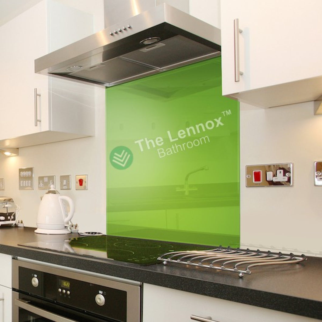 Glass Splash Back 600*600mm Lime/Purple